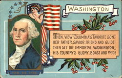 Washington President's Day Postcard Postcard