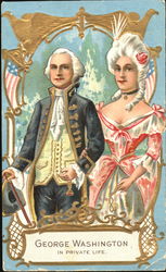 George Washington In Private Life Postcard