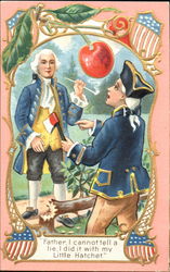 George Washington President's Day Postcard Postcard