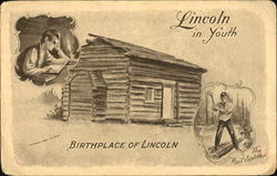 Lincoln In Youth President's Day Postcard Postcard