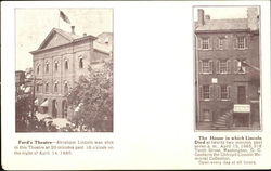 Ford's Theatre President's Day Postcard Postcard