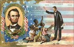 Lincoln's Emancipation Proclamation Postcard