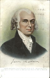 James Madison Presidents Postcard Postcard