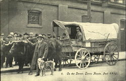 Ezra Meeker On The Street Terre Haute, IN Postcard Postcard