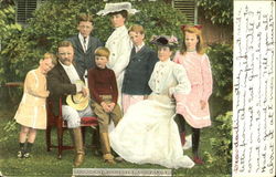 President Roosevelt And Family Theodore Roosevelt Postcard Postcard