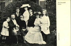 The Roosevelt Family Postcard