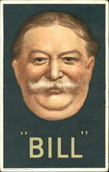 Old "Bill" William Howard Taft Presidents Postcard Postcard