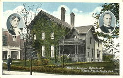 Milburn Residence Buffalo, NY Postcard Postcard