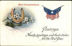 Peace Congratulations Patriotic Postcard Postcard