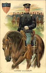 Captain U. S. Cavalry Army Postcard Postcard