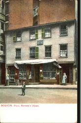 Paul Revere's Home Boston, MA Postcard Postcard