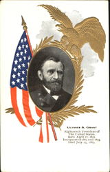 Ulysses S. Grant Presidents Postcard Postcard