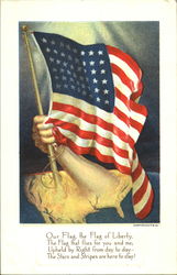 Our Flag Patriotic Postcard Postcard