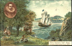 Henry Hudson's Half Moon Postcard