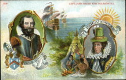 Capt. John Smith And Pocahontas Postcard