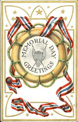 Memorial Day Greetings Postcard Postcard