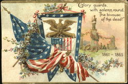 Glory Guards Memorial Day Postcard Postcard