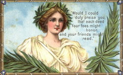 Lady Liberty Postcard