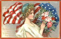 Lady Liberty Postcard