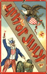 4th Of July Postcard Postcard