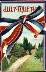 July Fourth 4th of July Postcard Postcard