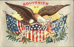 Souvenier Of 4th Of July Postcard Postcard