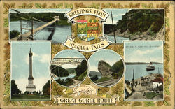 Greetings From Niagara Falls Ontario Canada Postcard Postcard