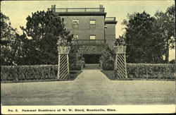 Summer Residence Of W. W. Hurd Monticello, MN Postcard Postcard