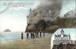 A View Of The Cliff House San Francisco, CA Postcard Postcard