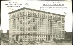 The New Wanamaker Store Philadelphia, PA Postcard Postcard