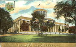 State Capitol Gold Embossed Postcard