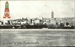 Section Of Waterfront Seattle, WA Postcard Postcard