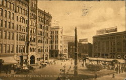 Pioneer Square Seattle, WA Postcard Postcard