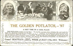 The Golden Potlatch 97 Postcard