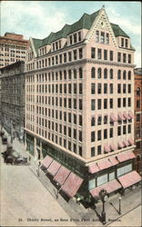 Cherry Street As Seen From First Avenue Postcard