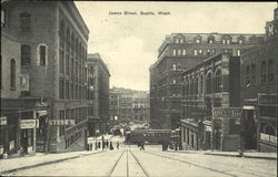 James Street Seattle, WA Postcard Postcard