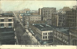 First Ave. Looking North Postcard