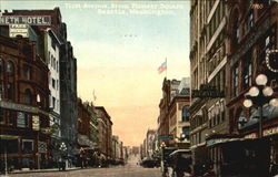 First Avenue, Pioneer Square Postcard