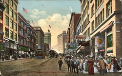 Second Avenue, North From Union Street Seattle, WA Postcard Postcard