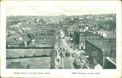 Pike Street Seattle, WA Postcard Postcard