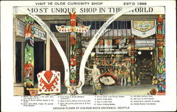 Most Unique Shop In The World Postcard