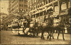 Japanese Float Golden Potlatch Parade Seattle, WA Postcard Postcard