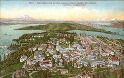 Birdseye View Of The Alaska – Yukon – Pacific Exposition Postcard