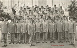 Exposition Guards Postcard