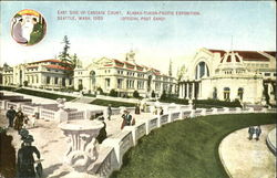 East Side Of Cascade Court Postcard