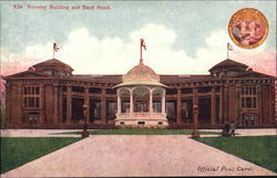 Forestry Building And Band Stand Postcard