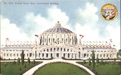 United States Main Government Building Postcard