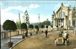 A Bit Of Scenery On Alaska Yukon Pacific Exposition Grounds Seattle, WA Postcard Postcard