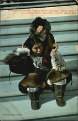 Memlinga And Raltuga Eskimo Mother And Babe Postcard