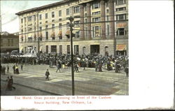 The Mardi Gras Parade Postcard